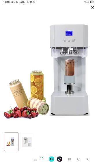 Продам новый банка аппарат для закрытие ПЭТ банок.