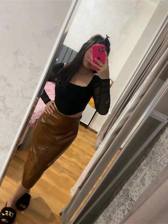 Кожанные юбка