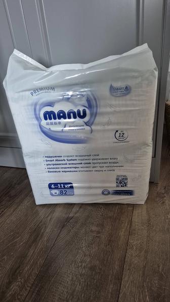 Подгузники ману премиум размер М(3)