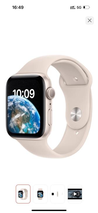 Смарт-часы Apple Watch SE 2 Gen (2022) 40
мм starlight-бежевый