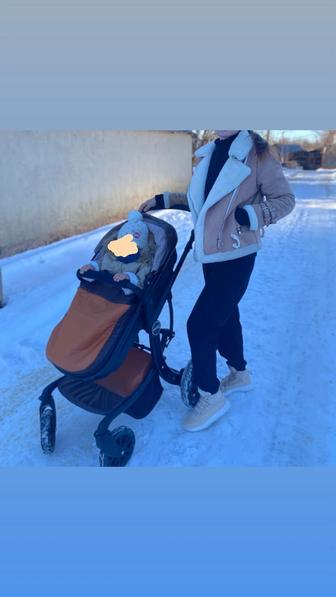 Коляска Aimile 2 в 1 Экокожа