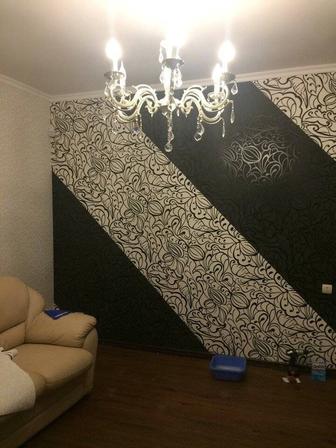 Поклейка обоев