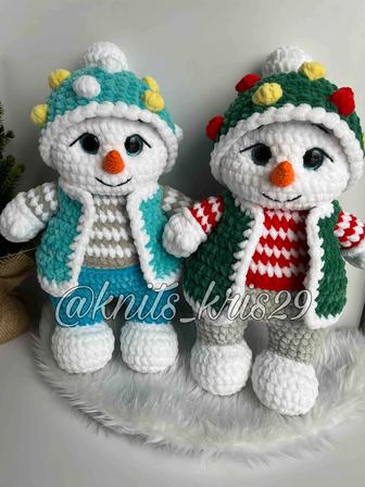 Вязаные игрушки.