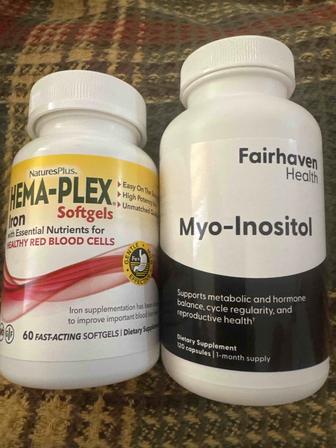 Продаю БАДы Myo-Inositol, Hema-plex Iron