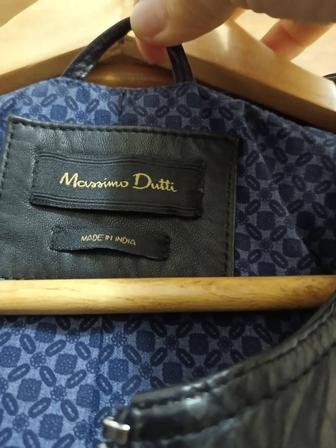 Продаю кожаную куртку massimo dutti