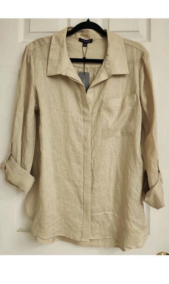 Tommy Hilfiger льняная рубашка женская