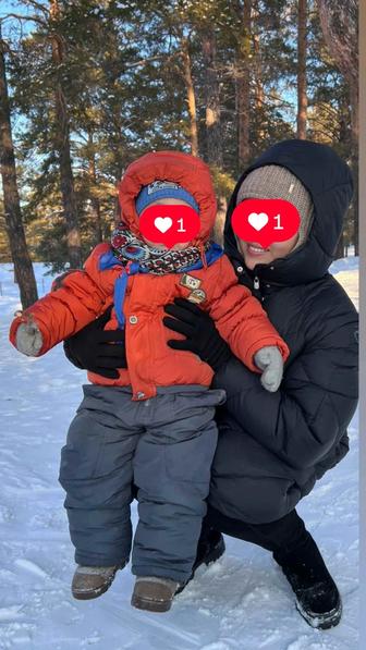 Продам зимнюю детскую куртку двойку