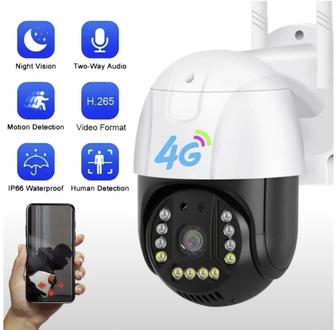 Promax камера видеонаблюдения 4G sim V380 pro, 3MP, 2560x1440