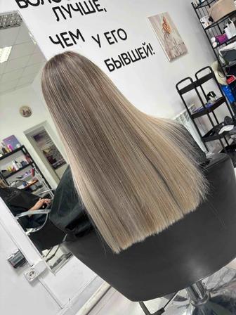 Окрашивание волос, стрижки любой сложности, укладка , уход за волосами