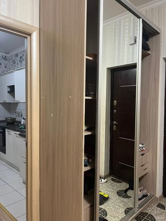 Шкаф-прихожая с зеркалом дверь купейная