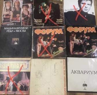 Виниловые пластинки разных жанров