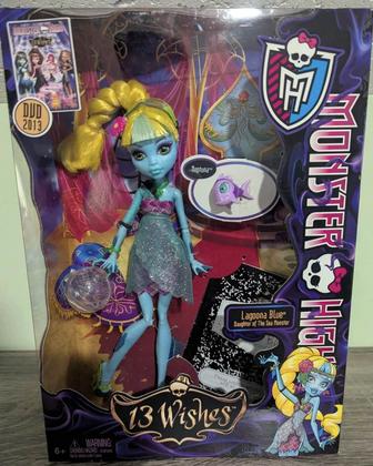 monster high монстер хай лагуна lagoona 13 желаний нрфб кукла