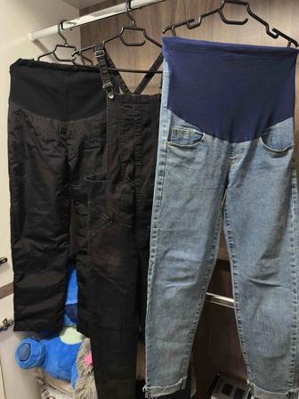 Штаны теплые и джинсы для беременных