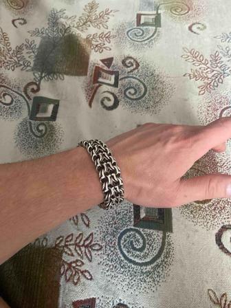 Продам Серебренный мужской браслет