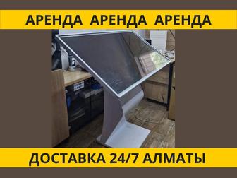 Аренда экрана 50 рекламные мониторы в Алматы, интерактивный тачскрин Wind