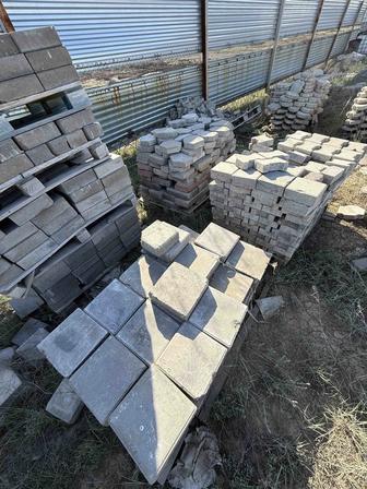 Брусчатка новая, б/у, фрезерованный бетон