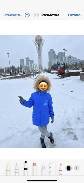 Продам теплую зимнюю куртку на мальчика