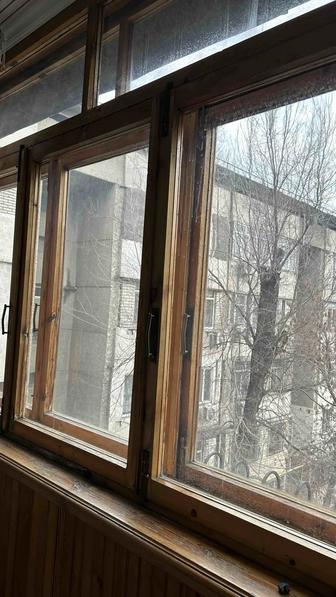 Двойная деревянная рама б/у