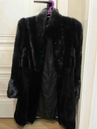 Шуба норка (черный бриллиант)