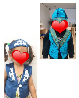 Национальный жилет 1 и 2,5 годика, на девочку