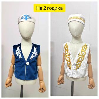 Национальный жилет 1 и 2,5 годика, на девочку