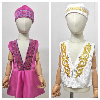 Национальный жилет 1 и 2,5 годика, на девочку