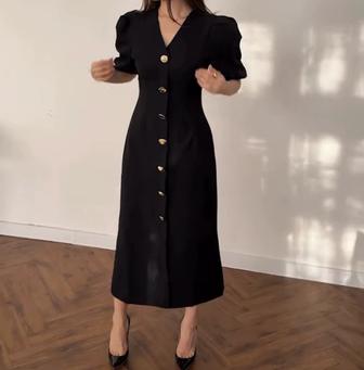 Элегантное черное платье