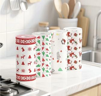 Бумажные полотенца Новый год