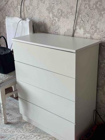 Комод белый 70х35х85