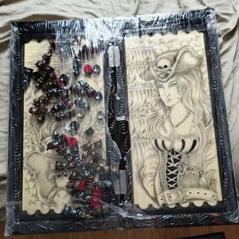 Продаю нарды шахматы 2/1 ручная работа