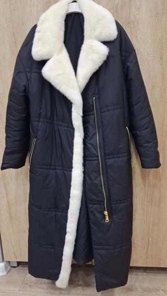 Продам куртку с норковым воротником