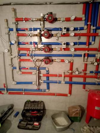 Сантехника отопление. Монтаж газовых котлов и котлов на любом топливе.
