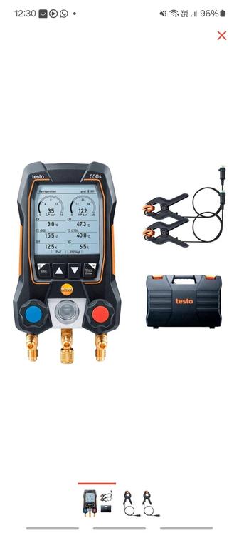 Testo 550 электроный манометр