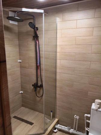 Ремонт санузла, укладка кафеля