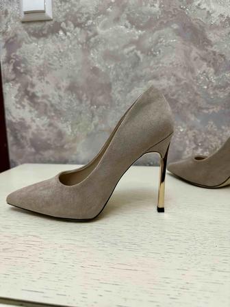 Туфли замшевые