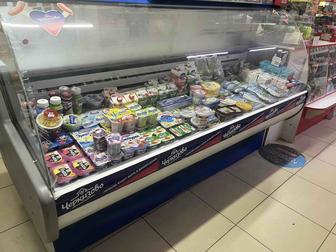 Продам б/у витринный холодильник для продуктового магазина