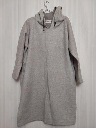 Кашемировое платье б/у 48 размер