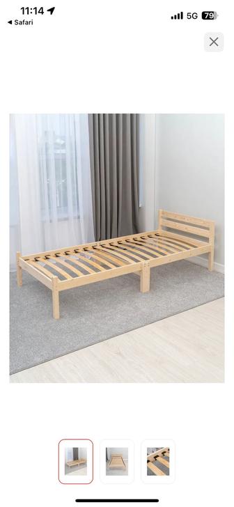 Кровать ikea односпальная 190/90