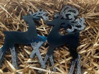 Новогодние игрушки из эпоксидной смолы