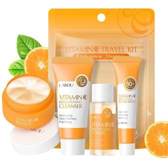 Набор за уходом лица с витамином C, spf 50 тонер крем
