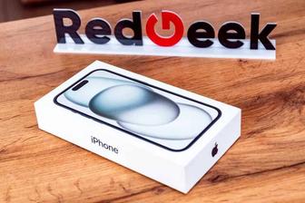 Новый iPhone 15. Black. 128GB. Запечатанный. Магазин Red Geek