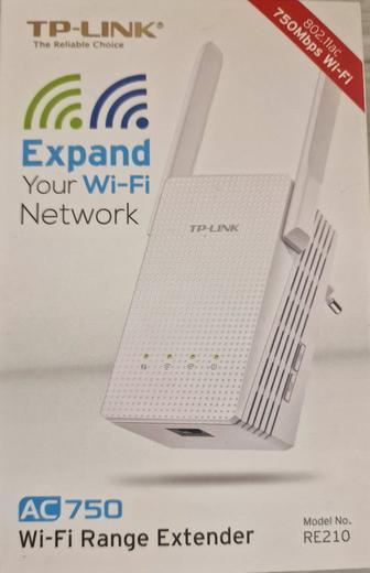 Двухдиапазонный усилитель Wi-Fi сигнала Tp-link ac750 Re210