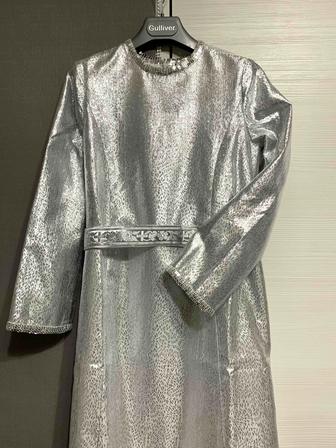 Платье детское новогоднее из парчи