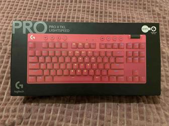 Игровая клавиатура беспроводная Logitech G Pro X TKL, Pink (920-012159)