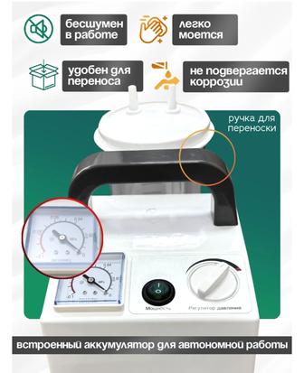 Хирургический отсасыватель ALFA-STORE 5V-
A