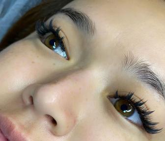 Наращивание ресниц классика