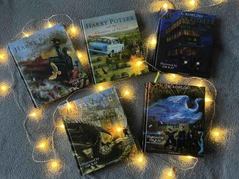 Книги Гарри Поттер с иллюстрациями на английском языке