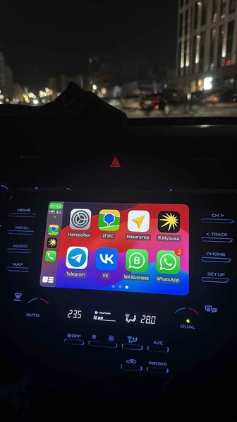 Установка CarPlay на Камри 70