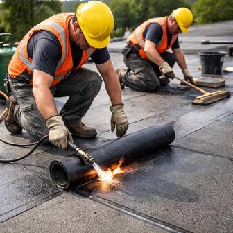 Кровельные и фасадные работы