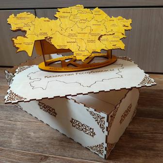 Карта Казахстан